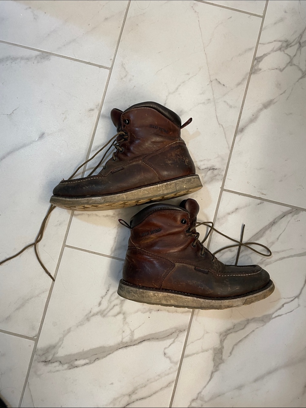 Red Wing Shoes Brown Leather Chukka Boots